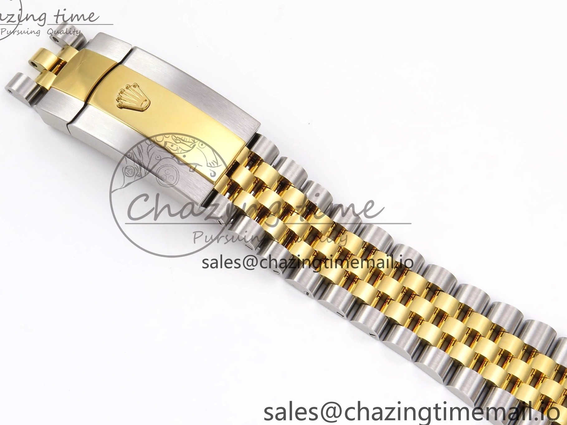 Silver 126333 Best DateJust 41 Edition A3235 SS Stick on YG EWEF Dial Jubilee Bracelet 0118